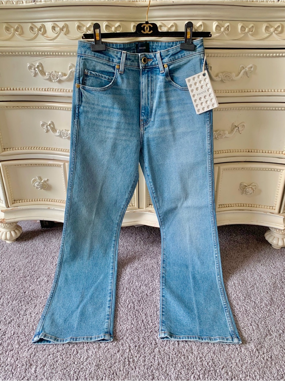 NEW Khaite Vivian Modern Bootcut Denim Jeans Sz 29 - Picture 1 of 3